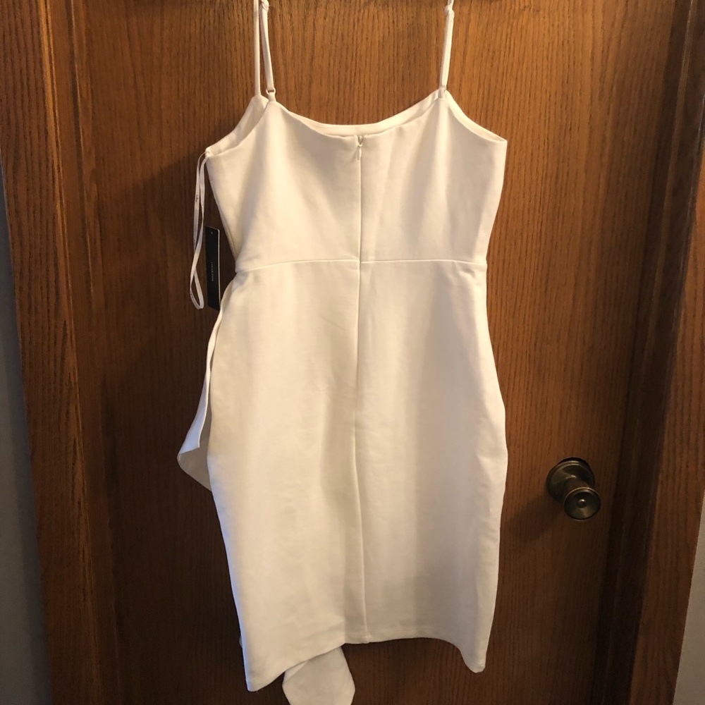 Lulu’s White Ruffle Mini - Picture 2 of 3